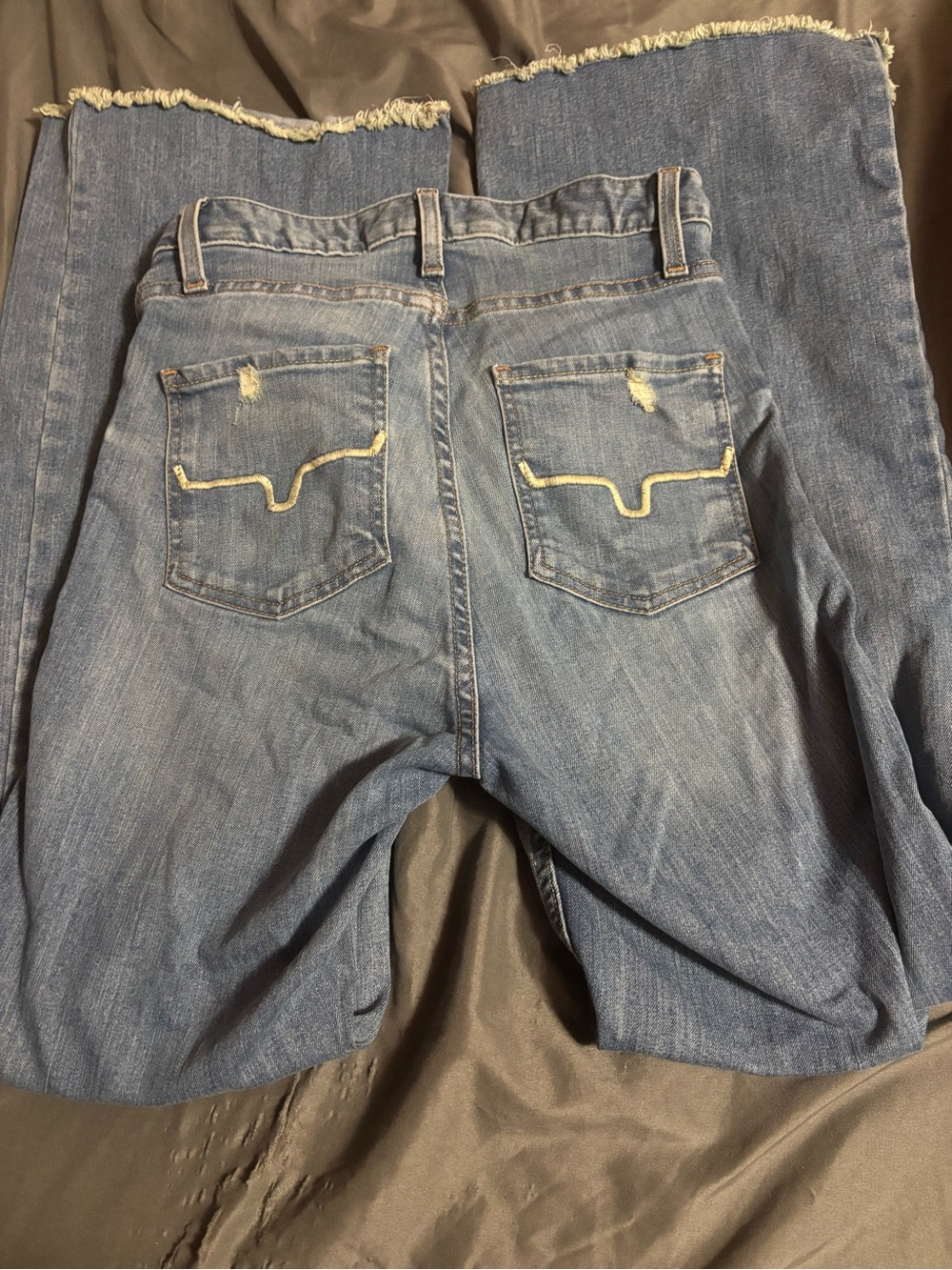 Kimes Ranch Light Blue Women's Wide Leg Denim Jeans